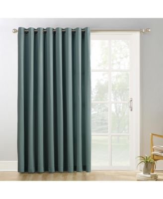Preston Extra-Wide Blackout Grommet Sliding Patio Door Curtain Panel