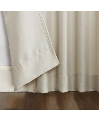 Clifford Heathered Texture Semi-Sheer Tab Top Curtain Panel