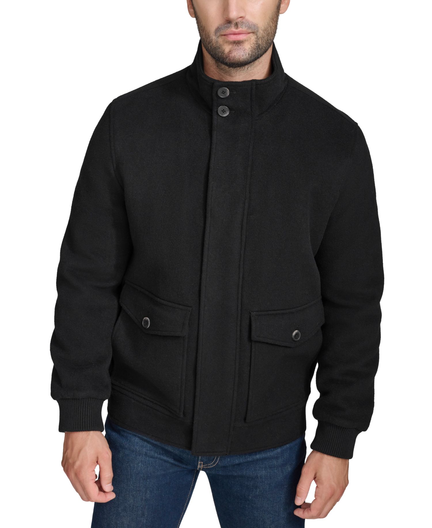 Men's Stand Collar Bomber Jacket