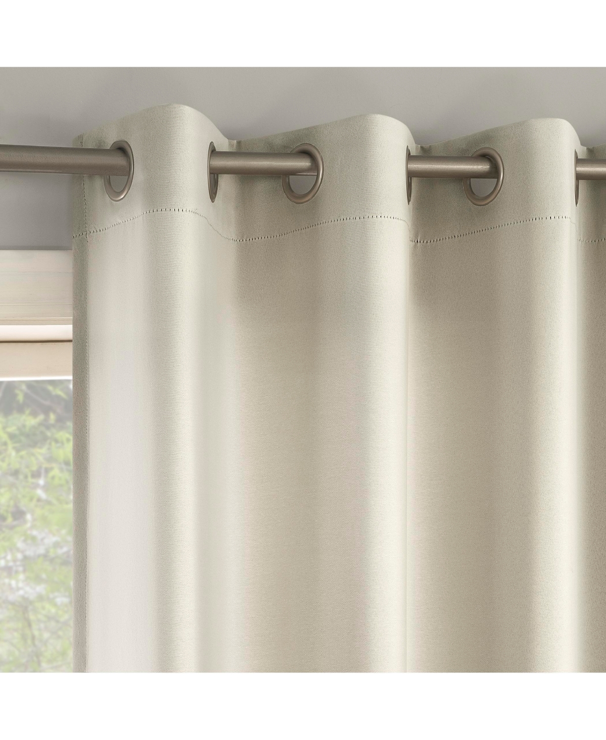 Brandon Magnetic Closure Room Darkening Grommet Curtain Panel Pair