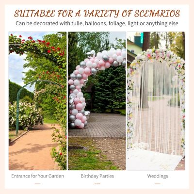 Decorative Metal Garden Trellis Arch
