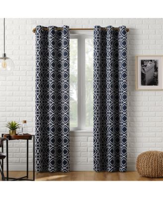 Barnett Trellis Blackout Grommet Curtain Panel