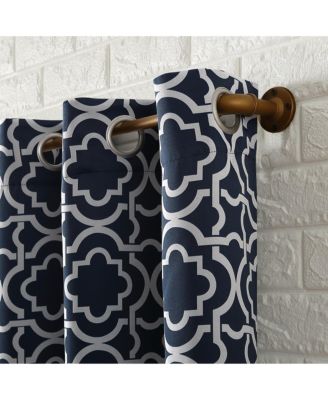 Barnett Trellis Blackout Grommet Curtain Panel