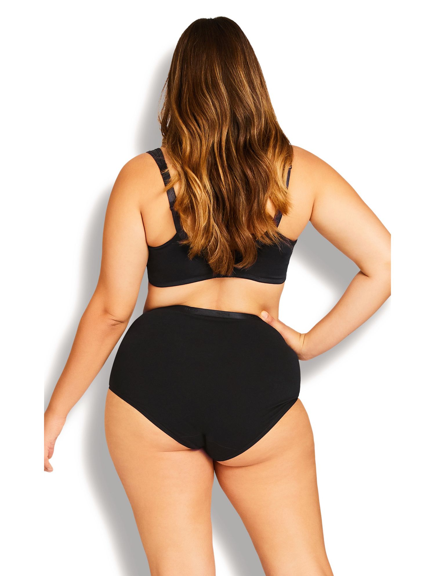 Women's Full-Cut Cotton Spandex Brief 3-Pack