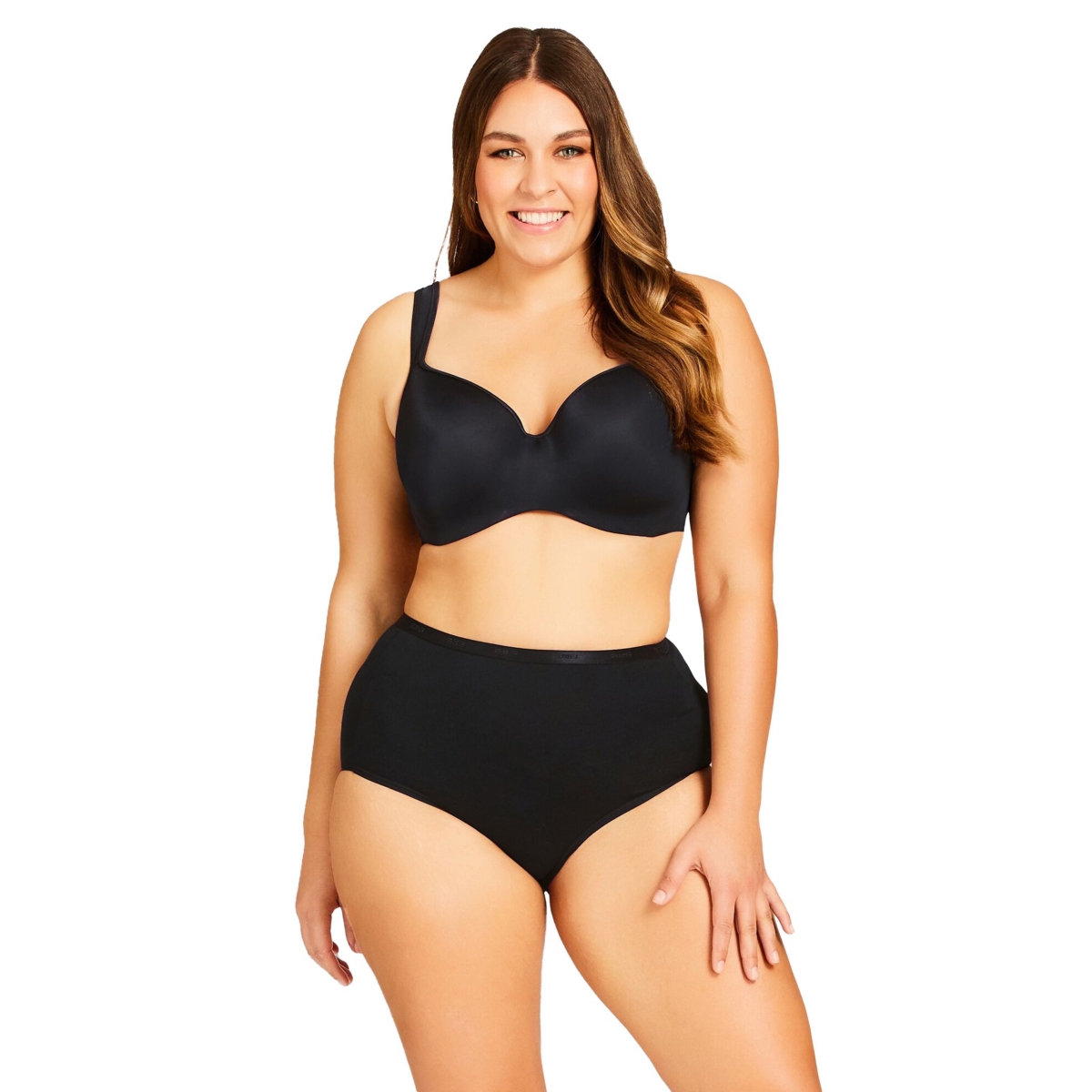 Women's Full-Cut Cotton Spandex Brief 3-Pack - Natural pack