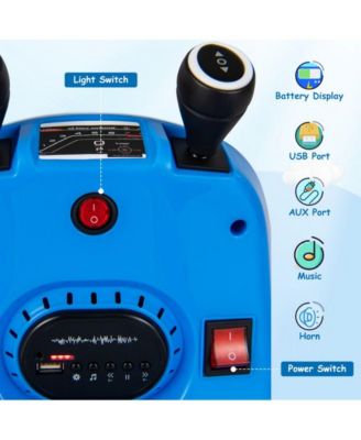 6V Bumper Car for Kids Toddlers Electric Ride On Car Vehicle with 360° Spin-Red