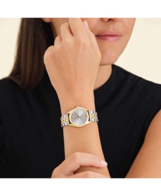 Ace XS Women's Two Tone Stainless Steel Bracelet Watch 29mm