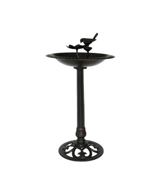 Simplie Fun Vintage Copper Bird Bath For Garden Delight