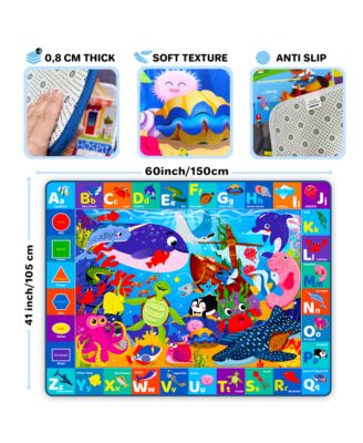 Super Soft Plush Surface ABC Playmat for Kids Toddlers & Infants