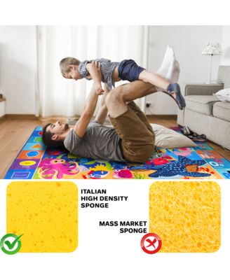 Super Soft Plush Surface ABC Playmat for Kids Toddlers & Infants