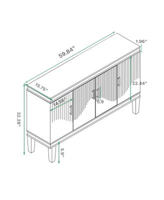59.84" Large Cabinet for Various Rooms