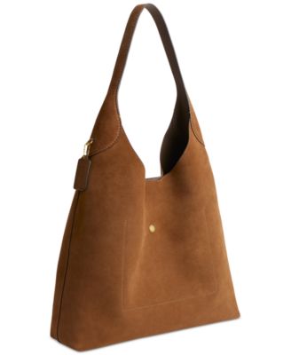 COACH Suede Brooklyn Extra-Large Shoulder Bag 39 - Macy's