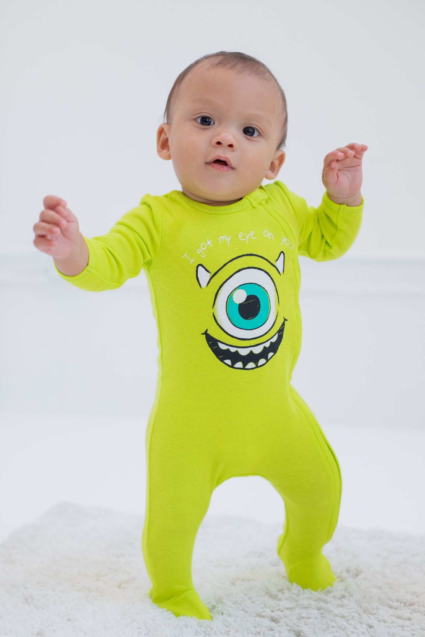 Комбинезоны Monsters Inc. Disney Winnie the Pooh Lion King Pixar Toy Story 2 Pack Sleep N' Play Coveralls Newborn to для мальчиков-малышей, цвет: Зелёный — фото 2