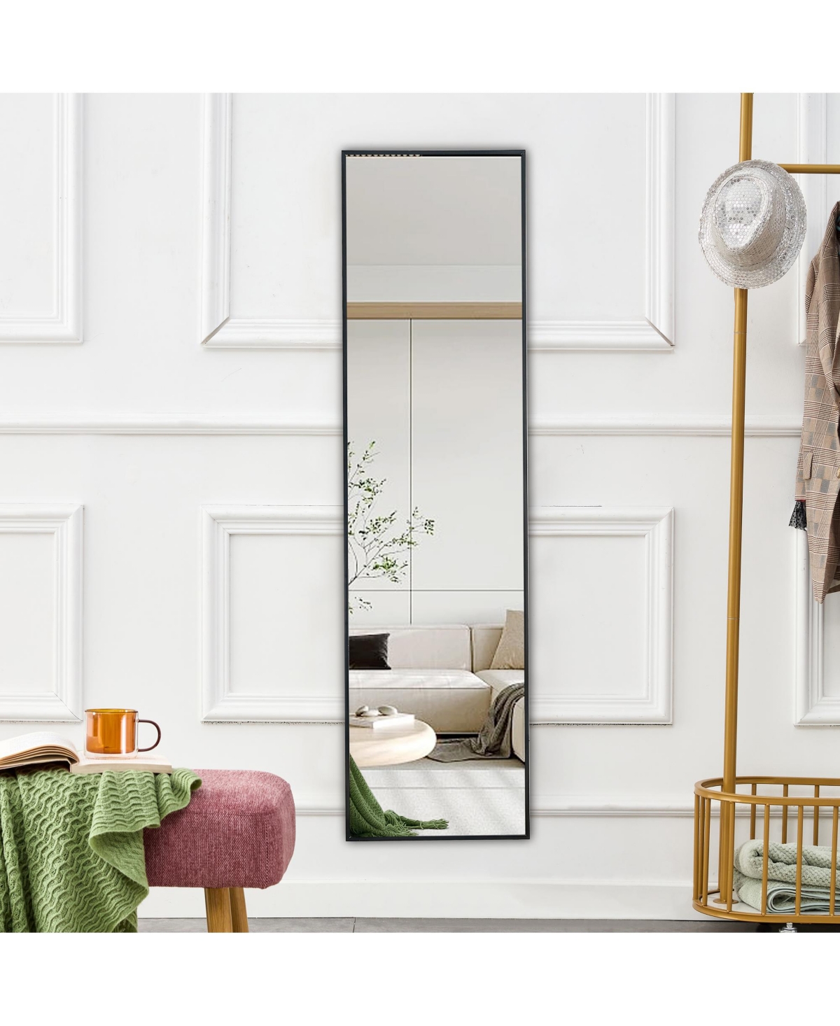 Streamdale Furniture Wall-Mounted Aluminum Alloy Mirror,65