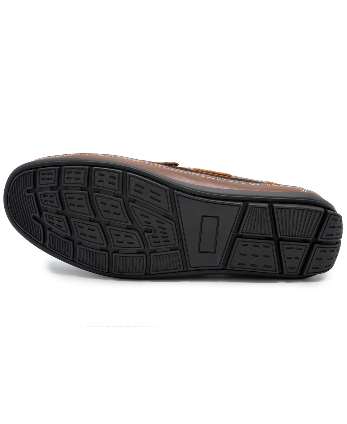 Aston Marc Levan Mens Two Tone Manmade Loafers In Tan