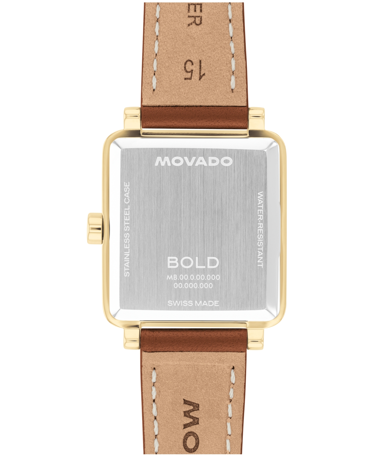 Movado Women's Bold Evolution 2.0 Swiss Quartz Cognac Leather Watch 26mm In Brown