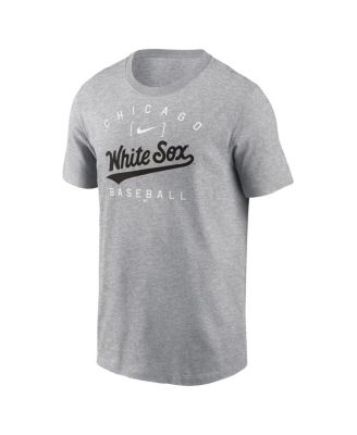 Men's Heather Gray Chicago White Sox Home Team Athletic Arch T-Shirt