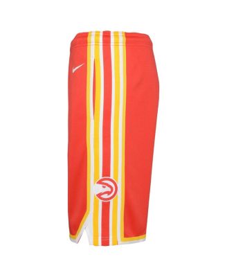 Big Boys and Girls Red Atlanta Hawks Swingman Performance Shorts – Icon Edition
