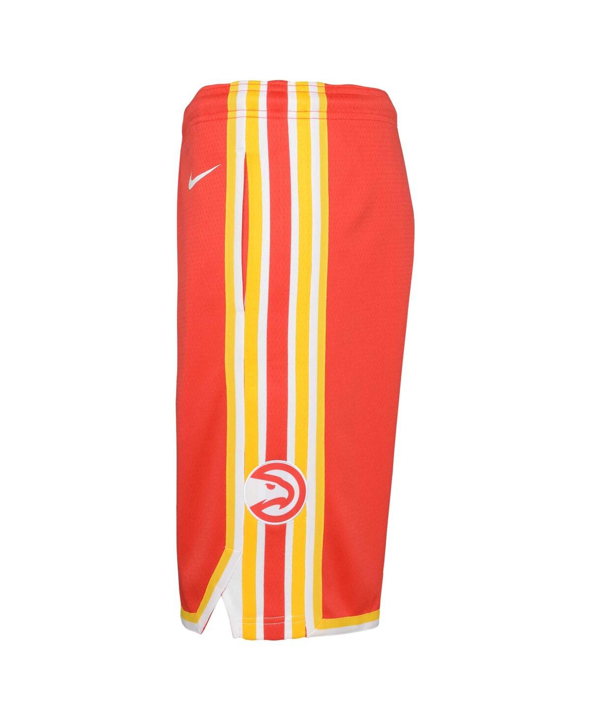 Nike Big Boys And Girls Red Atlanta Hawks Swingman Performance Shorts – Icon Edition In Red