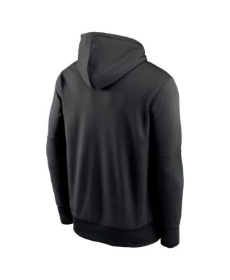 Men's Black New York Jets Performance Pullover Hoodie