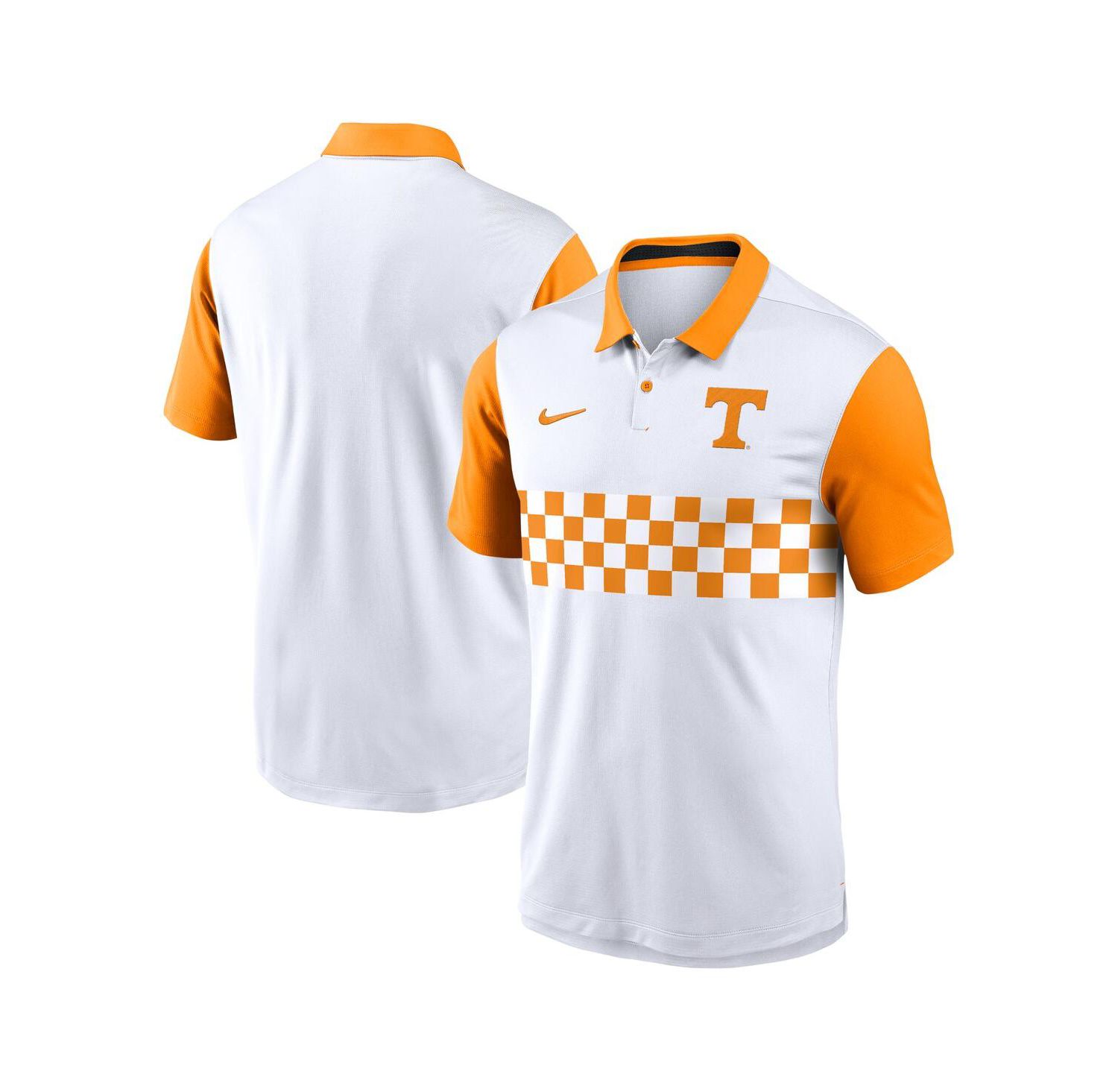 Men's White Tennessee Volunteers Primetime Campus Vapor Performance Polo
