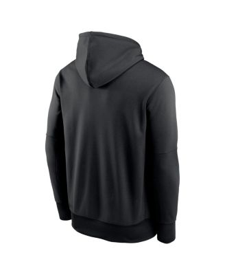 Men's Black Texas Longhorns Color Pop Performance Fleece Pullover Hoodie