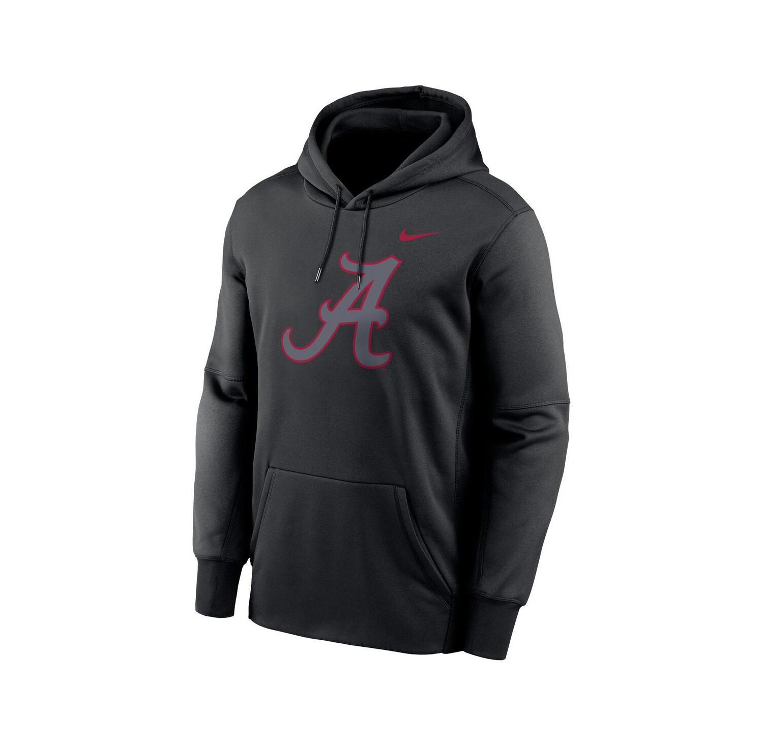 Men's Black Alabama Crimson Tide Color Pop Performance Fleece Pullover Hoodie