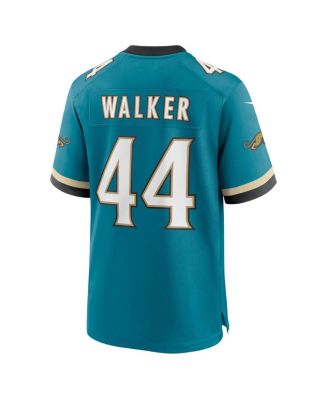 Men's Travon Walker Teal Jacksonville Jaguars Prowler Throwback Player Game Jersey