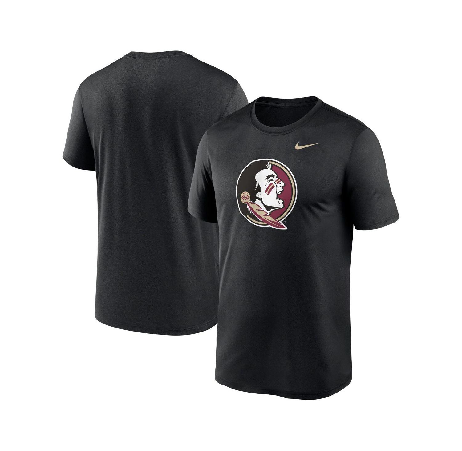 Men's Black Florida State Seminoles Primetime Legend Logo T-Shirt