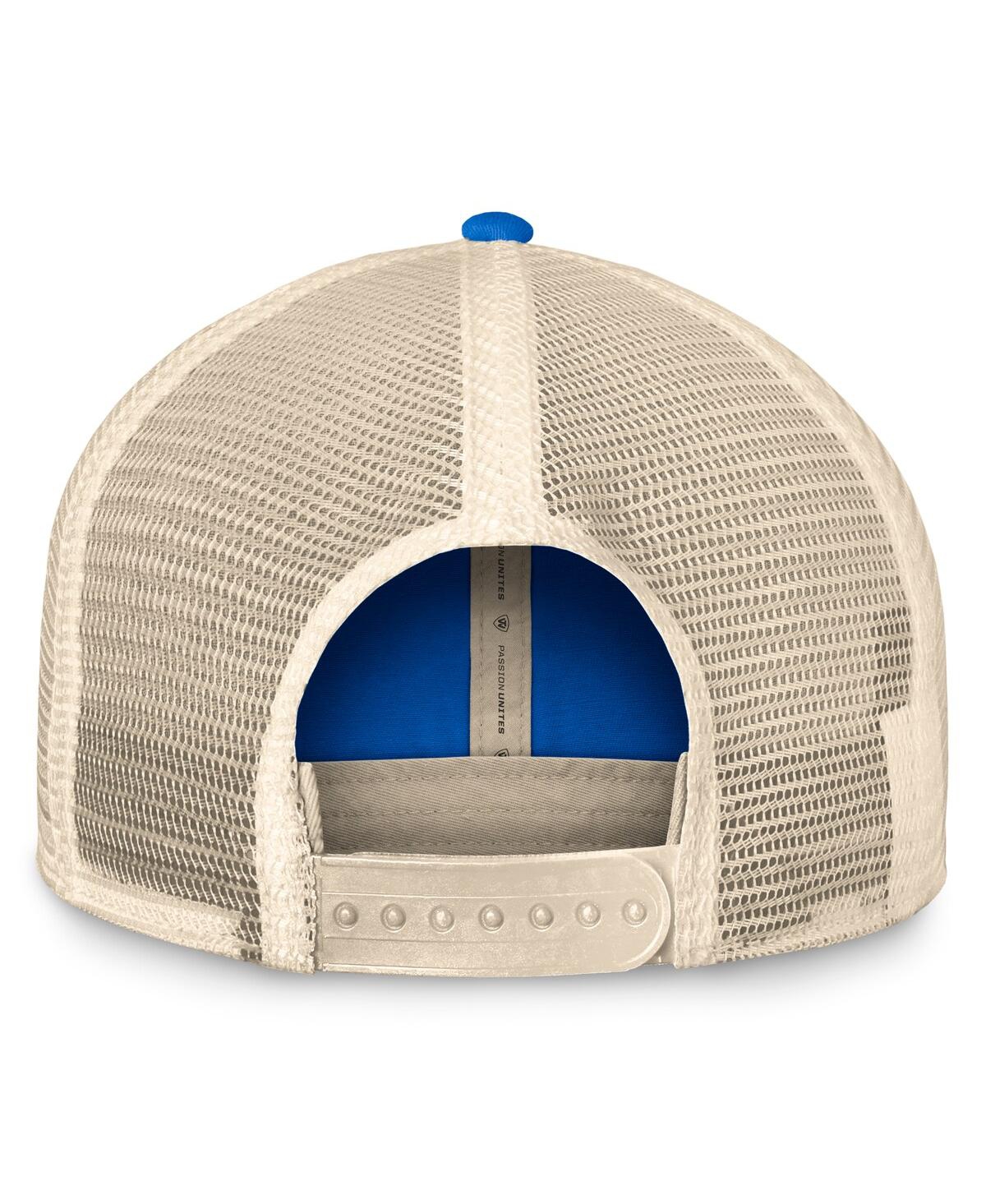 Top of the World Men'sUcla Bruins Heritage Waylon Trucker Adjustable Hat - Blue, Natural