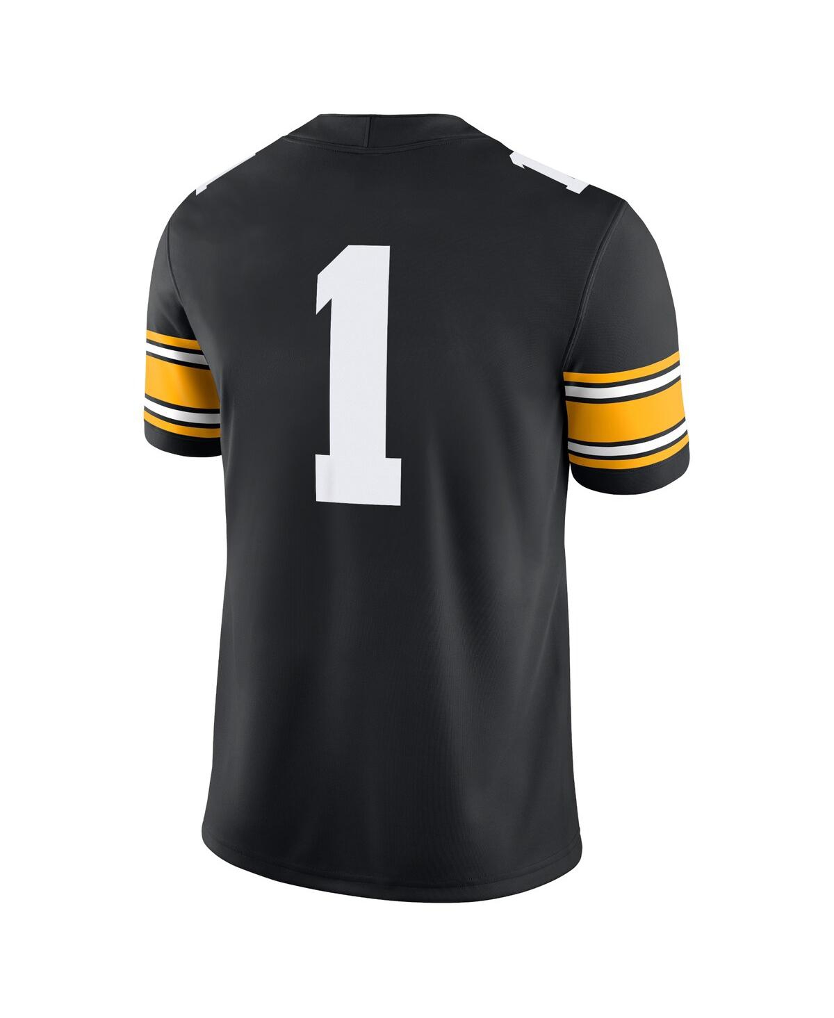 Nike Men's 1Iowa Hawkeyes Game Jersey - Black