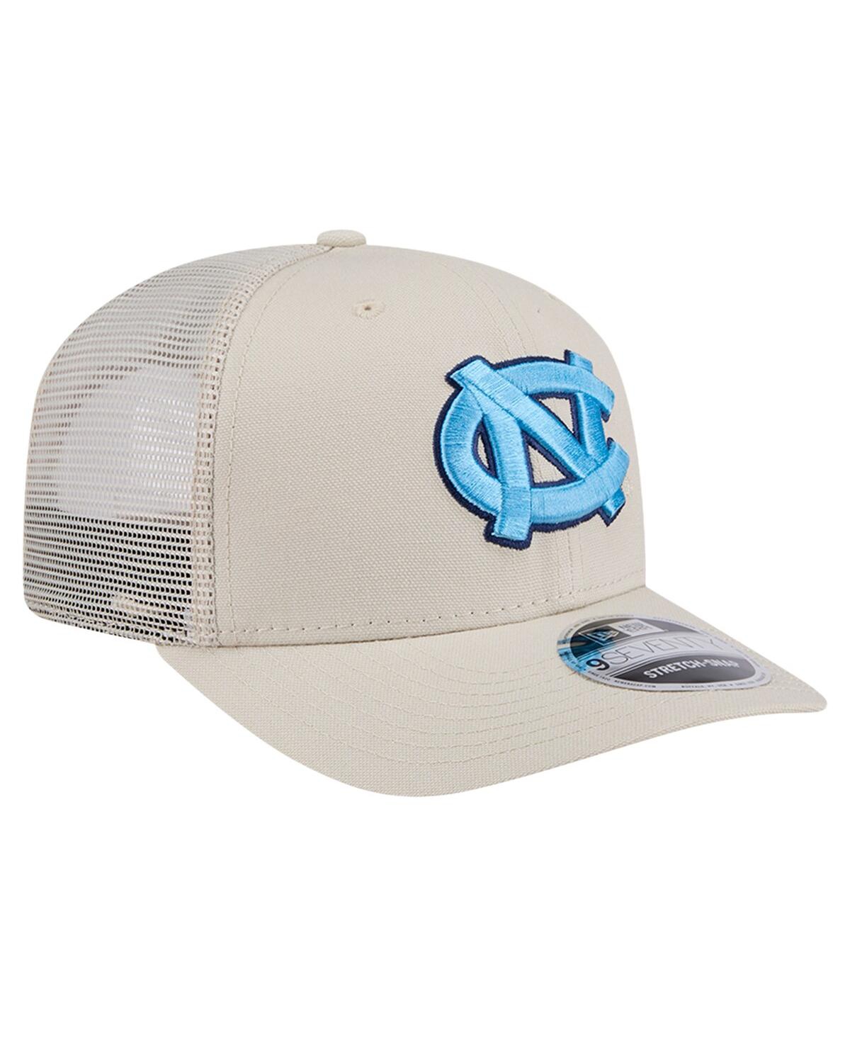 New Era Men'sNorth Carolina Tar Heels Canvas 9SEVENTY Stretch-Snap Hat - Natural