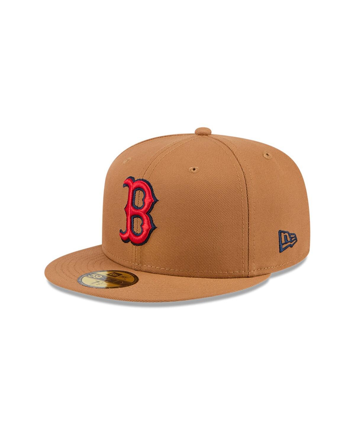 New Era Men's Brown Boston Red Sox Color Pack 59fifty Fitted Hat In Brown