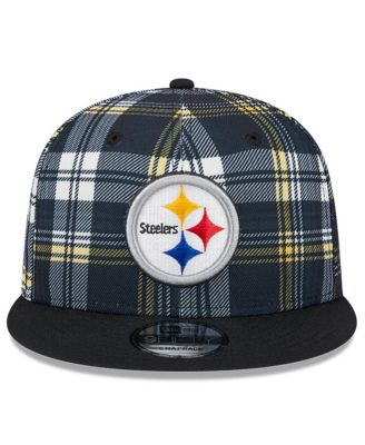 Men's Black Pittsburgh Steelers 2024 Sideline Statement 9FIFTY Snapback Hat