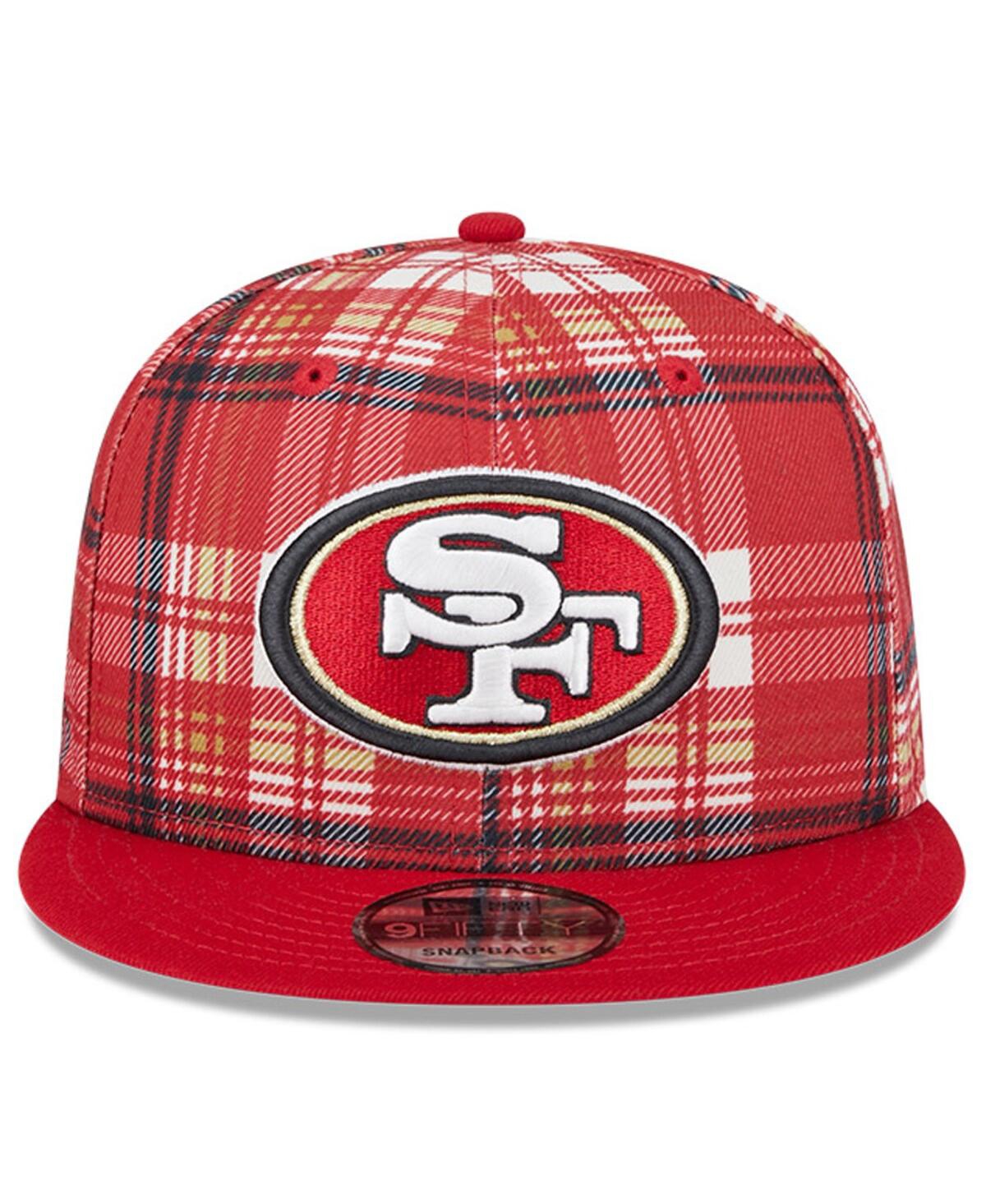 New Era Men's Scarlet San Francisco 49ers 2024 Sideline Statement 9fifty Snapback Hat In Scarlet