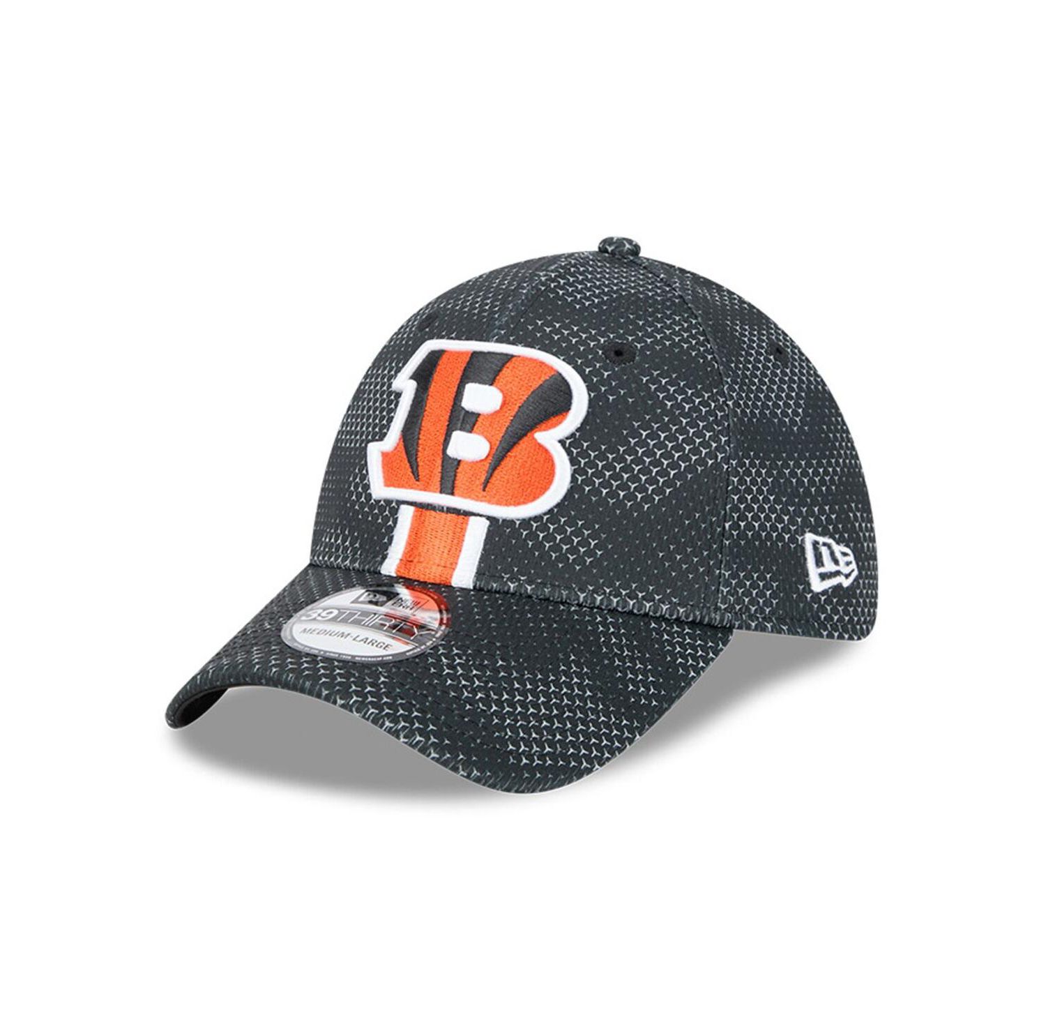 Men's Black Cincinnati Bengals 2024 Sideline 39THIRTY Flex Hat