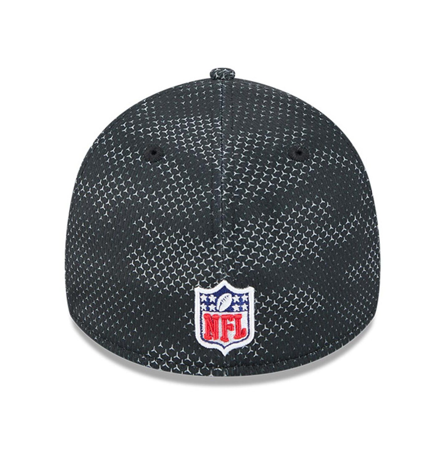 Мужская кепка New Era Black Cincinnati Bengals 2024 Sideline 39THIRTY Flex Hat — фото 2