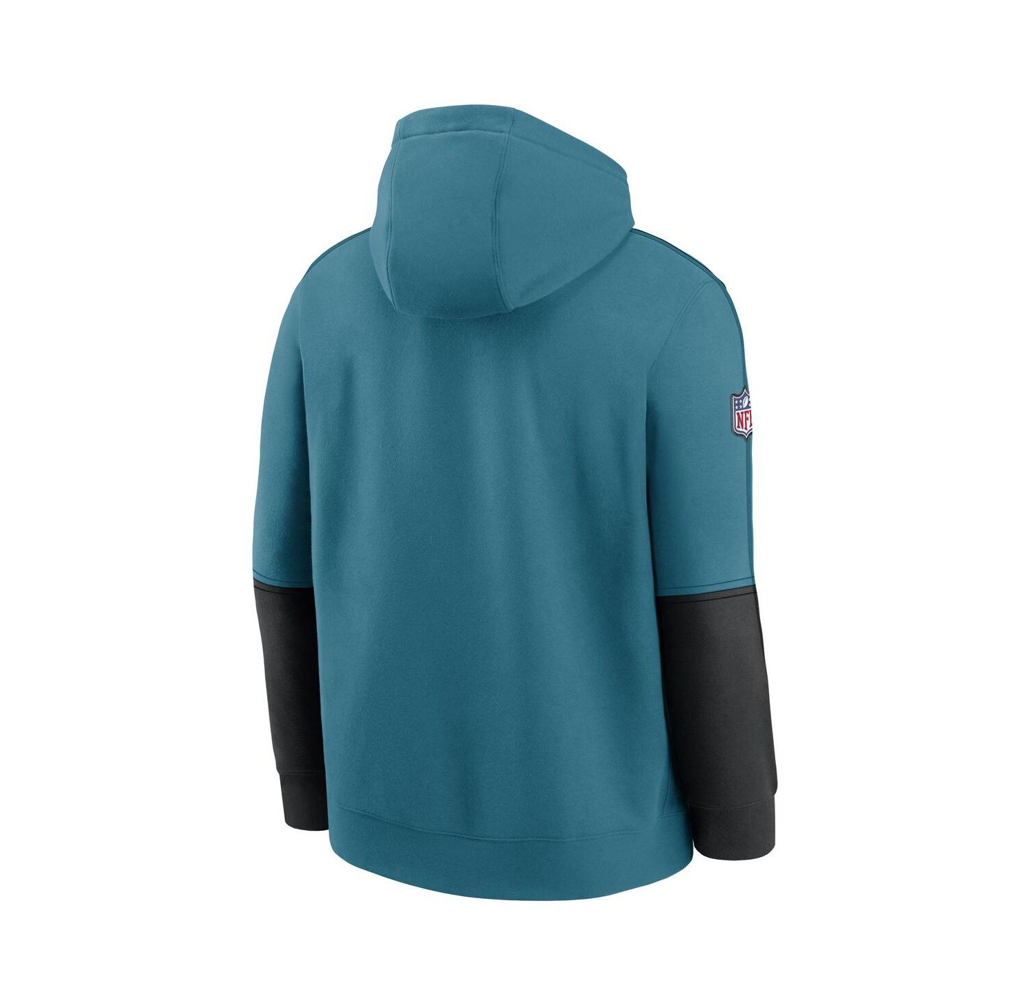 Men's Teal Jacksonville Jaguars Throwback Alternate Logo Team Issue Club Pullover Hoodie