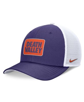 Men's Purple/White Clemson Tigers Local Trucker Adjustable Hat