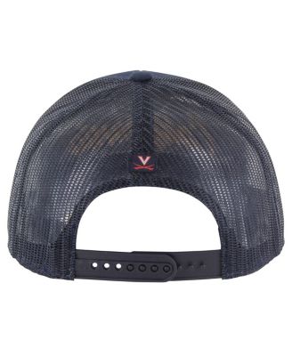 Men's Navy Virginia Cavaliers Garner Trucker Adjustable Hat