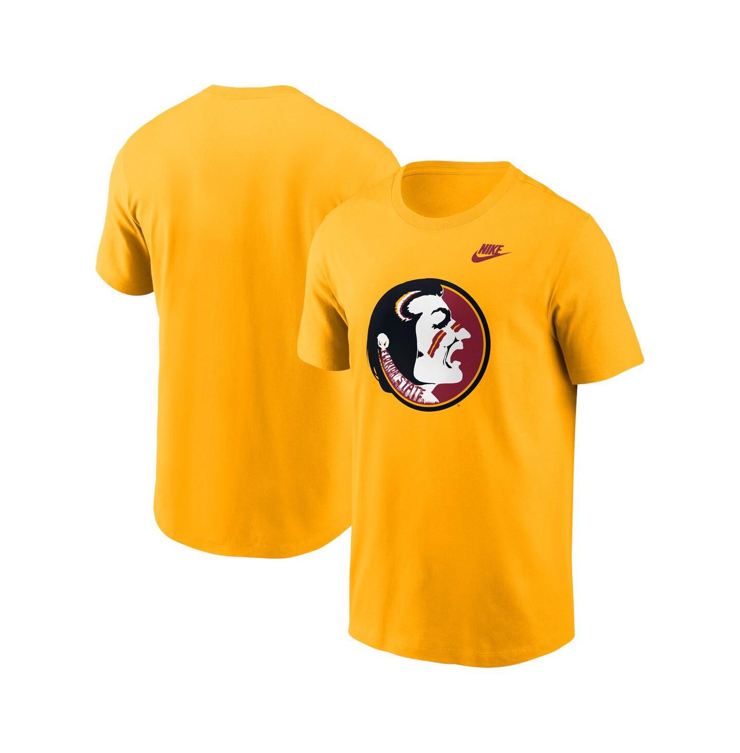 Мужская футболка Nike Gold Florida State Seminoles Legacy Alternate Logo — фото 1
