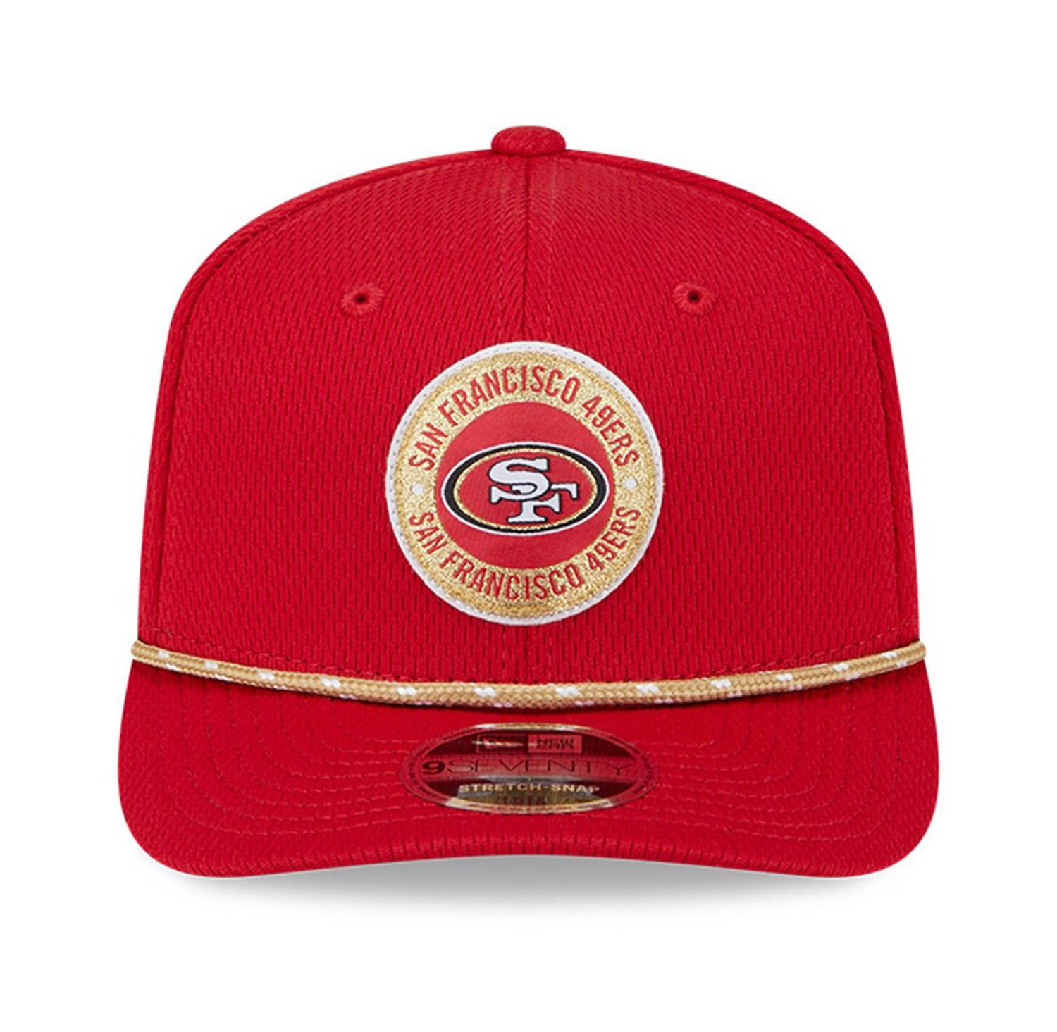 Men's Scarlet San Francisco 49ers 2024 Sideline 9SEVENTY Stretch-Snap Hat