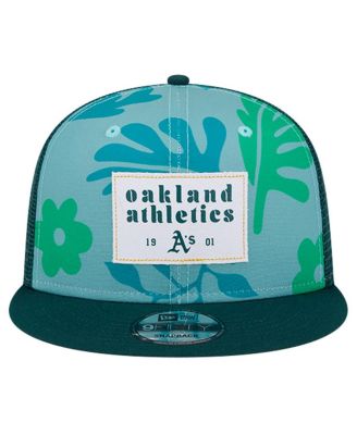 Men's Green Oakland Athletics Bikini Bottom Trucker 9FIFTY Snapback Hat