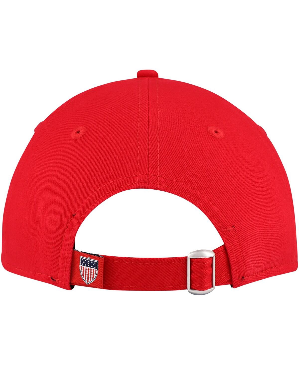 New Era Big Boys And Girls Red Team Usa Chant 9twenty Adjustable Hat In Red