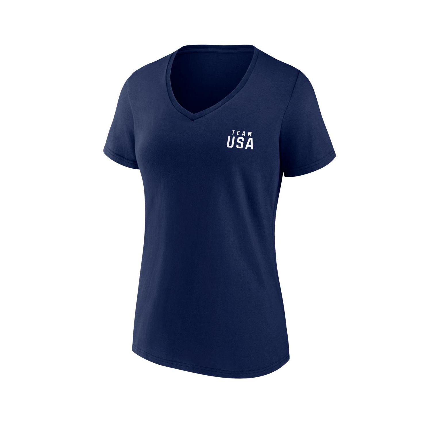 Women's Navy Team USA Paris 2024 Summer Olympics Dreams Are Made Here V-Neck T-Shirt