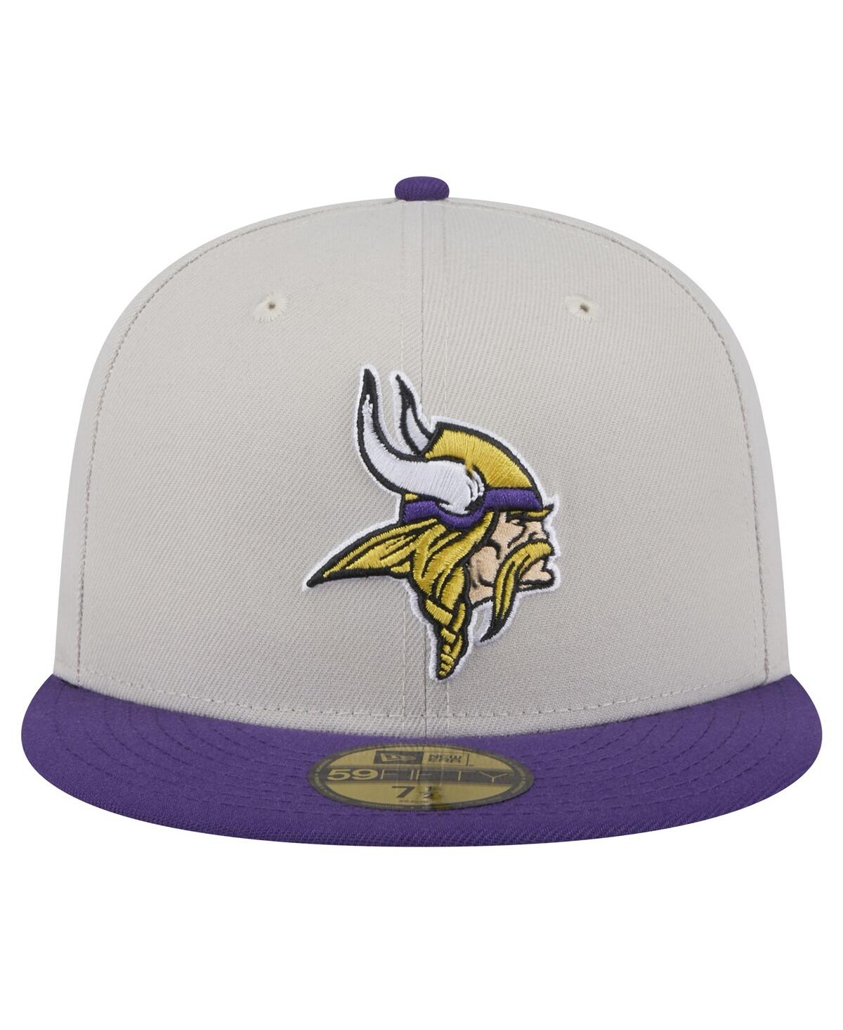 New Era Men's Minnesota Vikings Stoney 59FIFTY Fitted Hat - Purple