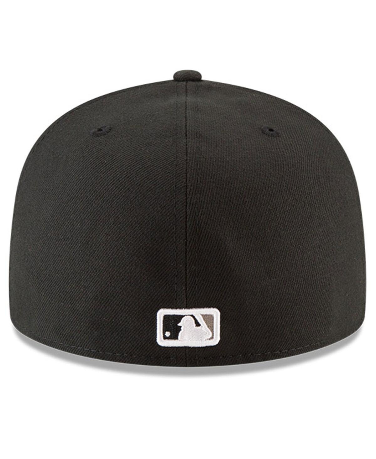 New Era Men'sChicago White Sox National Baseball Hall of Fame 59FIFTY Fitted Hat - Black