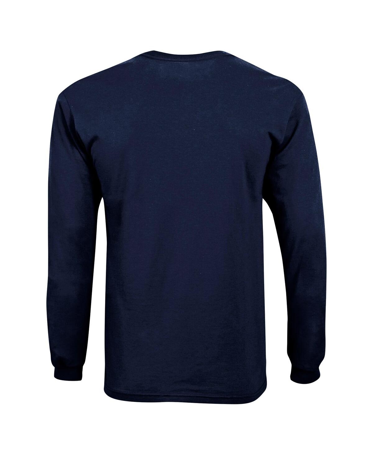 Champion Big Boys And Girls Navy Michigan Wolverines Arch Over Logo Long Sleeve T-shirt In Navy