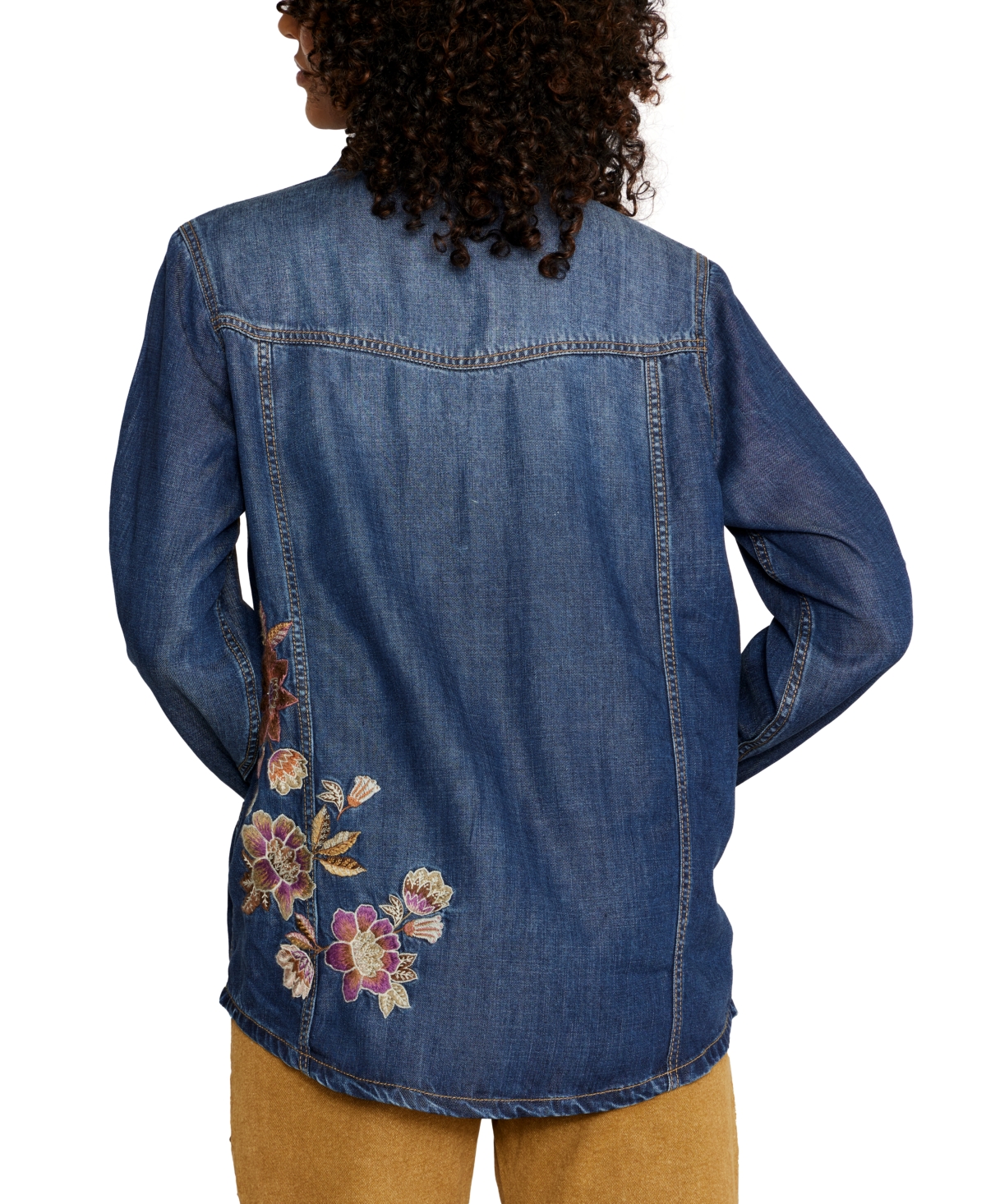 Driftwood Women's Dakota Embroidered Chambray Shirt