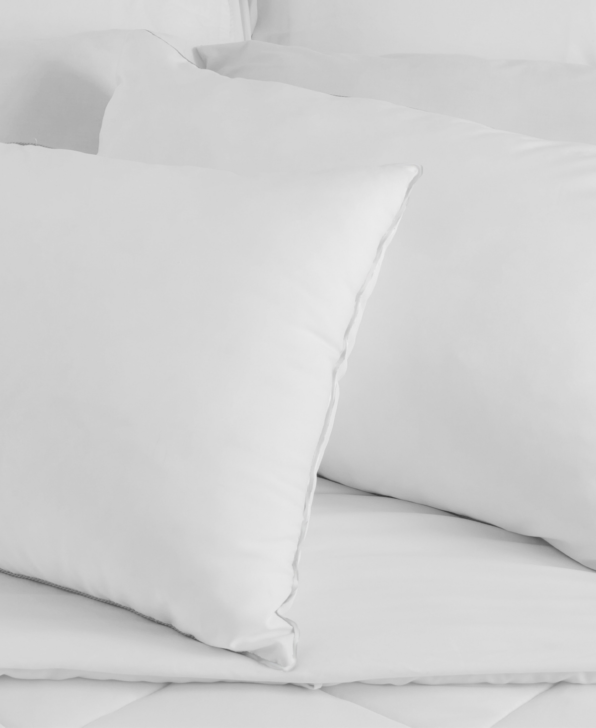 Melange Down Cloud Super Loft Pillow, King In White